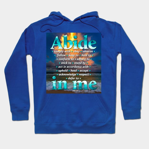 Abide in Me Hoodie by Ripples of Time